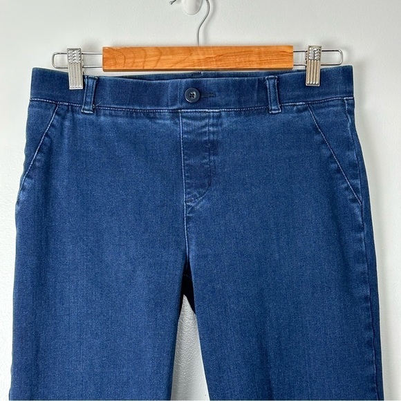 BETABRAND Pull On Yoga Denim Stretch Bootcut Jean, Size M, Medium Wash Blue - Picture 5 of 8